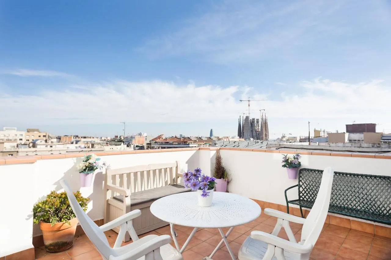 Sagrada Familia Attic - Terrace Bcn Views location